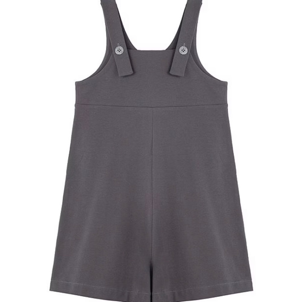 Truce NWOT Big Girl's Dark Grey Knit Romper Size 14